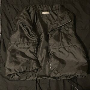 Tinsel Black Quilted Vest